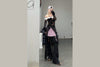 untitlab black heel sneakers AW1212302 PU2